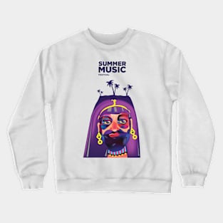 Summer Music Festival Crewneck Sweatshirt